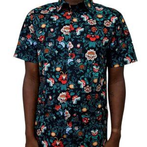 NWT Super Mario Bros Brothers Hawaiian Tropical Shirt Mens XXL 2XL